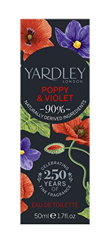 Yardley London Poppy & Violet Eau de Toilette 50ml Spray - Fragrance at MyPerfumeShop by Yardley London