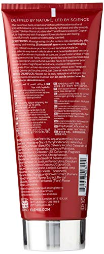 Elemis Frangipani Monoi Body Cream Luxurious Body Cream to Soften Nourish and Moisturise Body Moisturiser Enriched with Nourishing Essential Oils Hydrating Body Cream for Smooth Skin 200 ml - Creams at MyPerfumeShop by Elemis