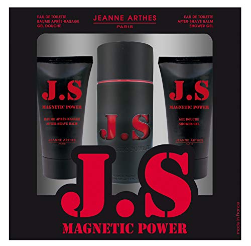 Jeanne Arthes Js Magnetic Power Gift Set 100ml EDT + 75ml Shower Gel + 75ml Aftershave Balm - Fragrance at MyPerfumeShop by Jeanne Arthes