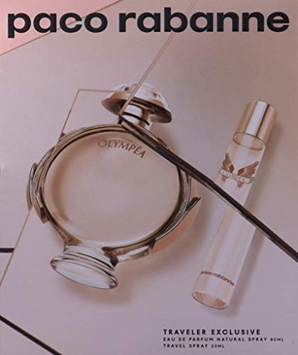 Paco Rabanne Olympea Eau de Parfum 80ml & EDP Travel Spray 20ml Gift Set For Her - Fragrance at MyPerfumeShop by Paco Rabanne