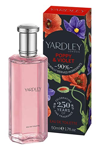 Yardley London Poppy & Violet Eau de Toilette 50ml Spray - Fragrance at MyPerfumeShop by Yardley London