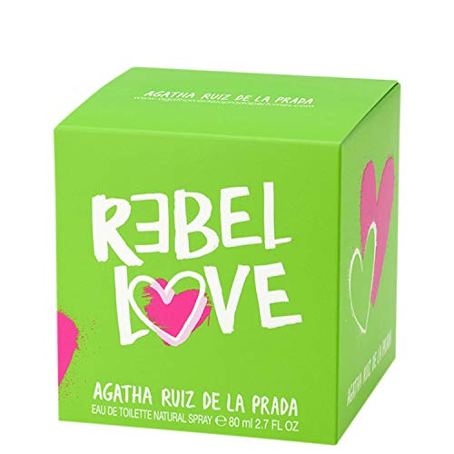 Agatha Ruiz De La Prada Rebel Love Eau De Toilette 80ml - Perfume & Cologne at MyPerfumeShop by Agatha Ruiz De La Prada