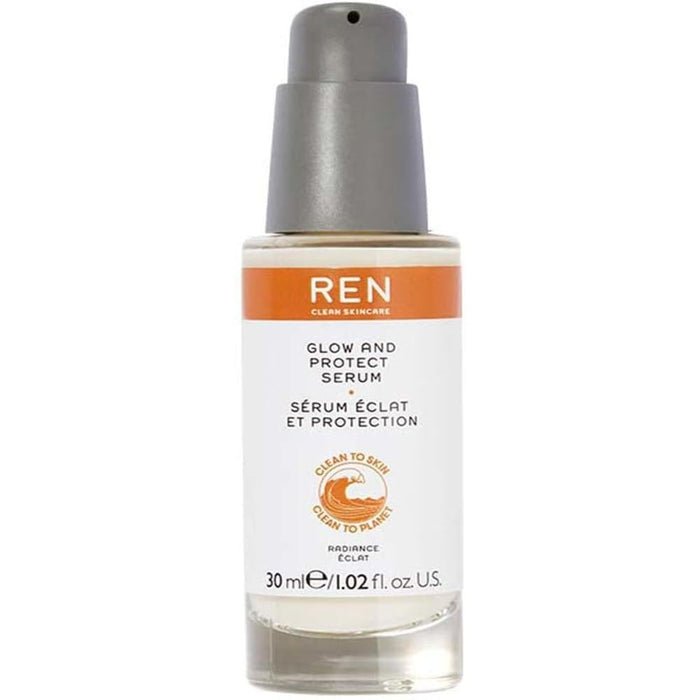 Ren Radiance Glow And Protect Serum 30ml - Serums & Fluids at MyPerfumeShop by Ren