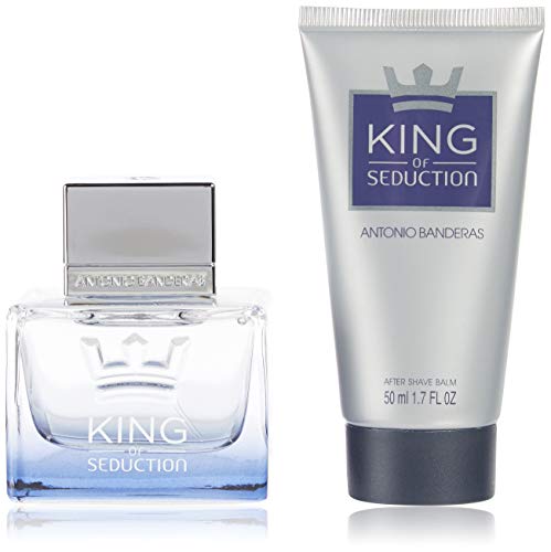 Antonio Banderas King Of Seduction Giftset EDT Spray 50ml + After Shave Balm 50ml - Fragrance at MyPerfumeShop by Antonio Banderas