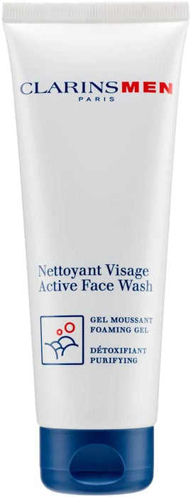 Clarins Men Active Foaming Gel Face Wash 125ml - Facial Cleansers at MyPerfumeShop by Clarins