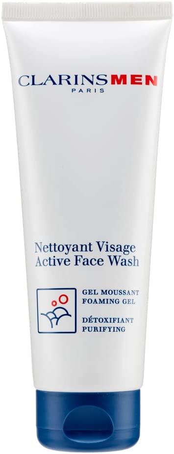 Clarins Men Active Foaming Gel Face Wash 125ml - Facial Cleansers at MyPerfumeShop by Clarins