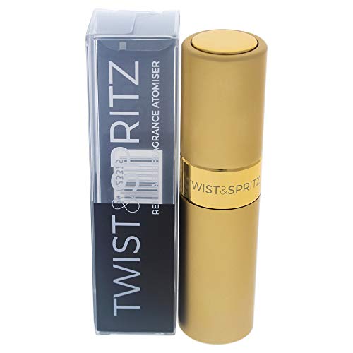 Twist & Spritz Refillable Atomiser Spray 8ml - Gold - Fragrance at MyPerfumeShop by Twist & Spritz