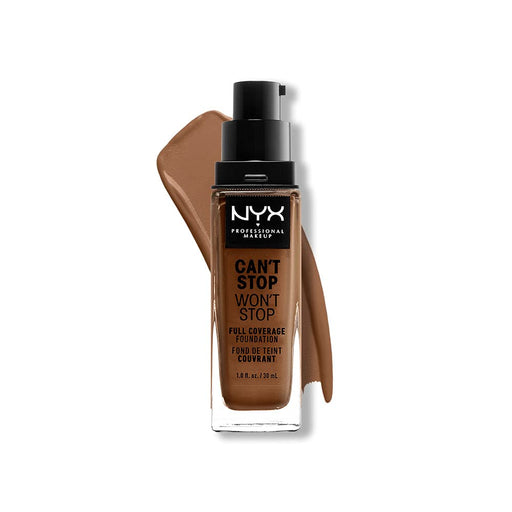 NYX Can't Stop Won't Stop Full Coverage 24H Foundation 30ml - Cappuccino - Foundations at MyPerfumeShop by NYX