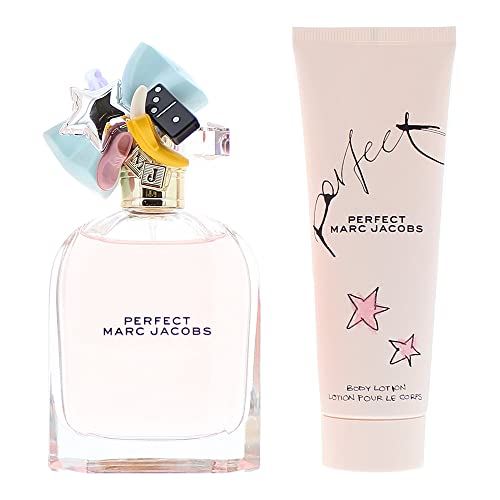 Marc Jacobs Perfect 2 Piece Gift Set: Eau De Parfum 100ml - Body Lotion 75ml - Gift Set at MyPerfumeShop by Marc Jacobs