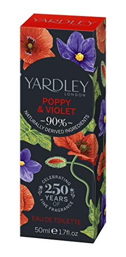 Yardley London Poppy & Violet Eau de Toilette 50ml Spray - Fragrance at MyPerfumeShop by Yardley London