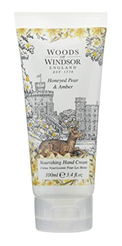 Woods of Windsor Honeyed Pear & Amber Hand Cream 100ml - Skincare at MyPerfumeShop by Woods of Windsor