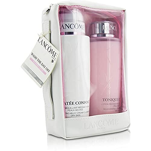 Lancôme Galantee Confort 3 Piece Gift Set: Make-Up Remover Milk 400ml - Toner 400ml - Bag - Fragrance at MyPerfumeShop by Lancôme