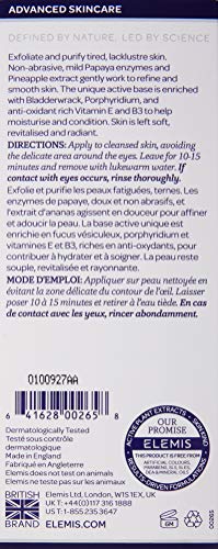 Elemis Papaya Enzyme Peel Gentle Face Exfoliator Infused with Natural Fruit Enzymes Non-Abrasive Cream Exfoliator to Smooth and Revitalise Facial Exfoliator to Clarify Tired Skin 50 ml - Cleansers at MyPerfumeShop by Elemis