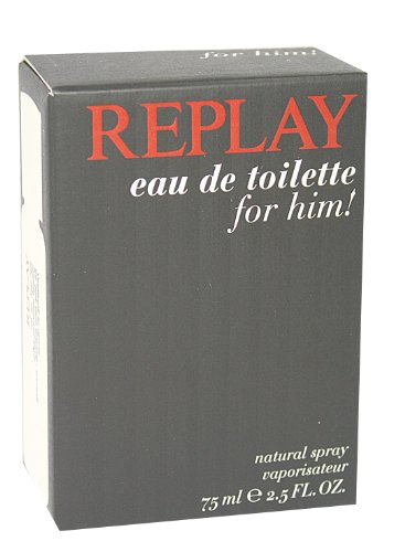 Replay For Him Eau de Toilette 75ml Spray - Eau de Toilette at MyPerfumeShop by Replay