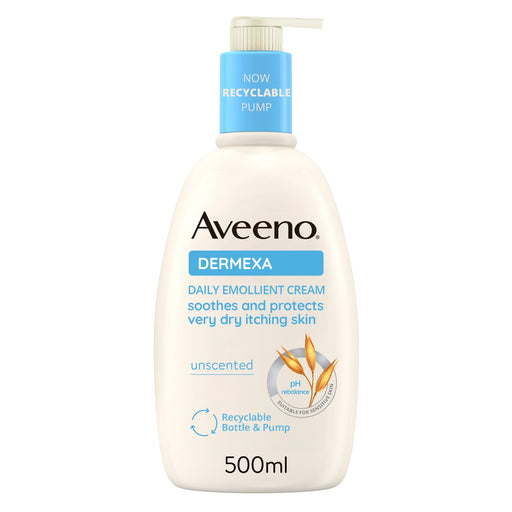 Aveeno Dermexa Emollient Cream - 500ml - Creams & Lotions at MyPerfumeShop by Aveeno