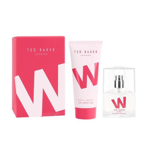 Ted Baker W Pink Gift Set 30ml EDT + 150ml Shower Gel - Fragrance at MyPerfumeShop by Ted Baker