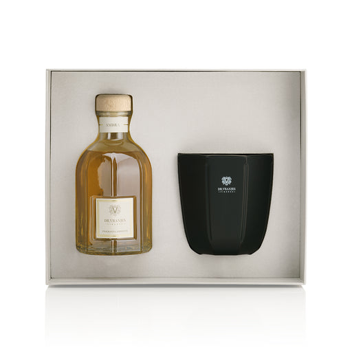 Dr. Vranjes Firenze Ambra 2 Piece Gift Set: Diffuser 500ml - Candle 500g - Gift Set at MyPerfumeShop by Dr. Vranjes Firenze