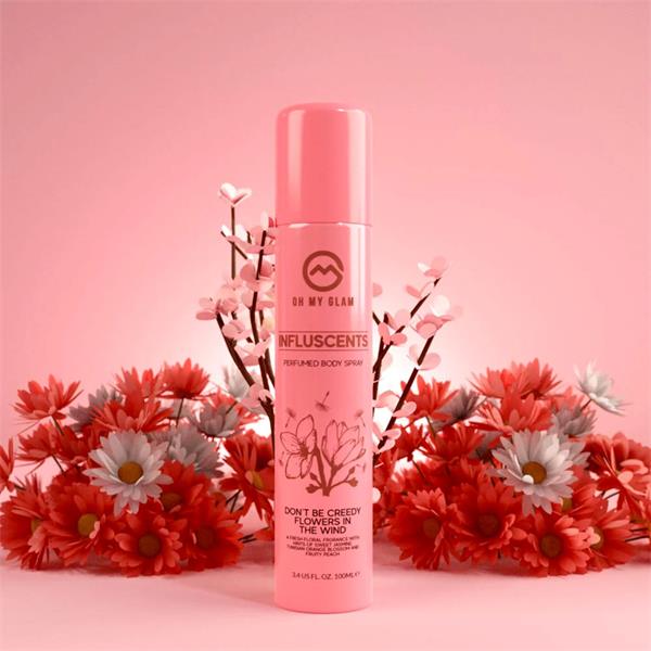 Oh My Glam Influscents Body Spray 100ml - Don't Be Creedy: Flowers In The Wind - Body Spray at MyPerfumeShop by Oh My Glam