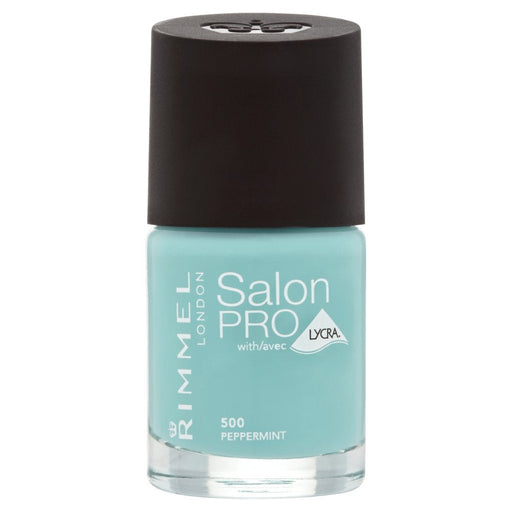 Rimmel Salon Pro With Lycra Nail Polish 12ml - 500 Peppermint - Nail Care at MyPerfumeShop by Rimmel