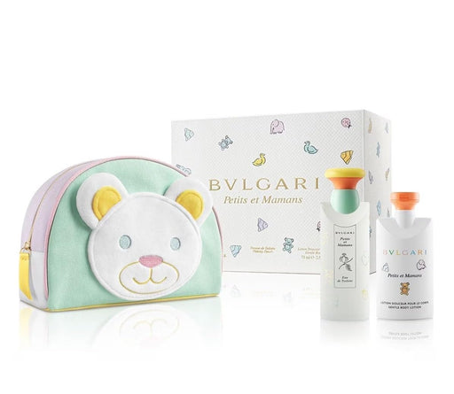 Bvlgari Petits et Mamans Gift Set 100ml EDT + 75ml Body Lotion + Bag - Chalk at MyPerfumeShop by Bvlgari