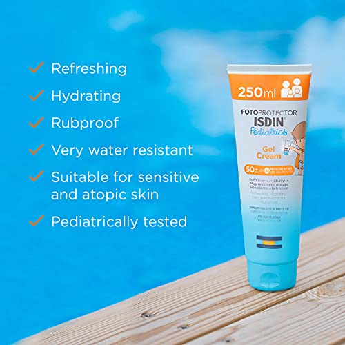 ISDIN Fotoprotector Pediatrics Gel Cream SPF50+ 250ml - Suncare & Tanning at MyPerfumeShop by ISDIN