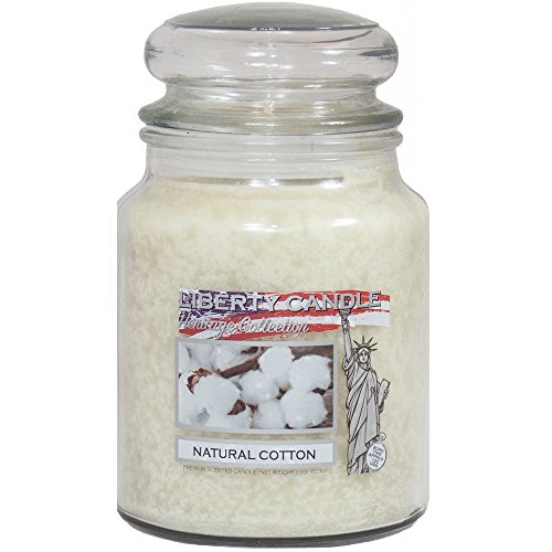 Liberty Candle Large 22oz Jar Scented Fraganced Candle (Natural Cotton) - Candles at MyPerfumeShop by Liberty Candle