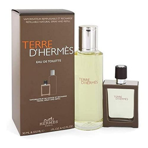 Hermes Terre d'Hermes Gift Set 30ml EDT Refillable + 125ml EDT Refill - Fragrance at MyPerfumeShop by Hermes