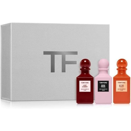 Tom Ford Private Blend Mini Decanter Gift Set 12ml Rose Prick EDP + 12ml Lost Cherry EDP + 12ml Bitter Peach EDP - Fragrance at MyPerfumeShop by Tom Ford