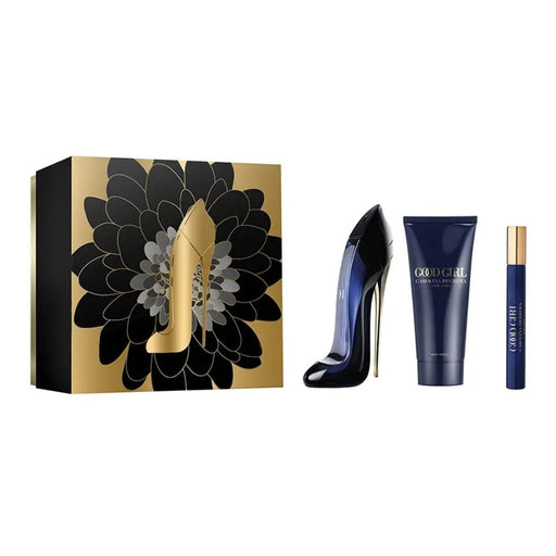 Carolina Herrera Good Girl 3 Piece Gift Set: Eau de Parfum 80ml - Eau de Parfum 10ml - Body Lotion 100ml - Eau de Perfume at MyPerfumeShop by Carolina Herrera