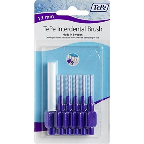 TePe Interdental Brushes Purple 1.1mm x 6 - Gum Care at MyPerfumeShop by Tepe