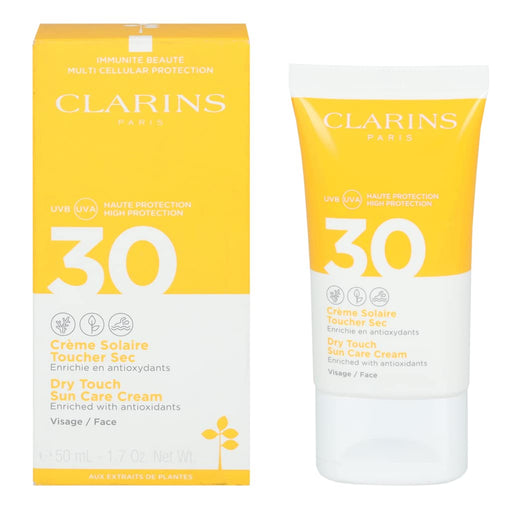 Clarins Dry Touch Sun Care Cream Spf30 Face 50ml -  at MyPerfumeShop by Health Pharm