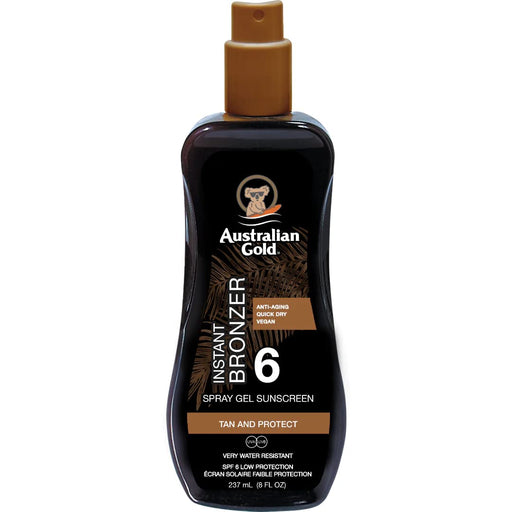 Australian Gold Spray Gel with Bronzer 237ml SPF6 - SHOPIFY at MyPerfumeShop by Australian Gold