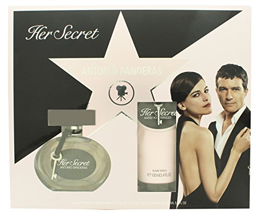 Antonio Banderas Her Secret Gift Set 50ml EDT + 100ml Body Lotion - Fragrance at MyPerfumeShop by Antonio Banderas