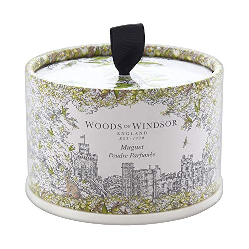 Woods Of Windsor Lily Of The Valley Dusting Powder 100g - Toiletries at MyPerfumeShop by Woods Of Windsor