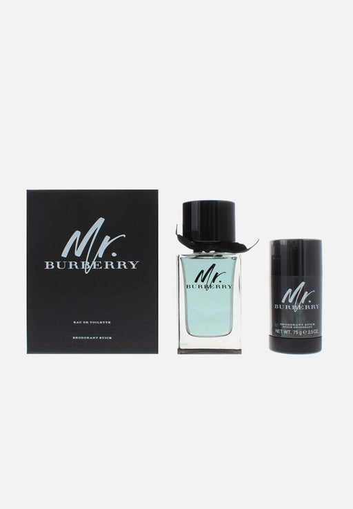 Burberry Mr. Burberry Gift Set 100ml EDT + 75g Deodorant Stick - Eau De Toilette at MyPerfumeShop by Burberry