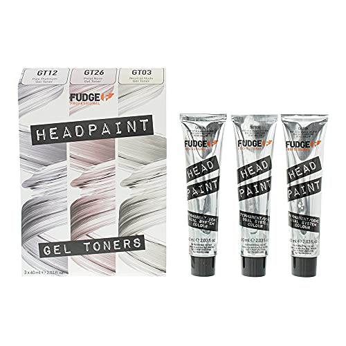 Fudge Professional Head Paint Trio Kit Gel Toner 3 X 60ml GT03/ GT12 / GT26 - Toner at MyPerfumeShop by Fudge Professional