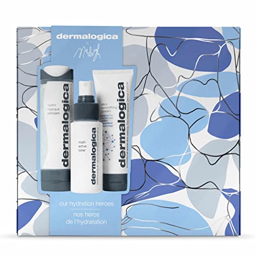 Dermalogica Our Hydration Heroes Gift Set 50ml Hydro Masque Exfoliant + 50ml Multi-Active Toner + 50ml Skin Smoothing Cream - Face Cream at MyPerfumeShop by Dermalogica