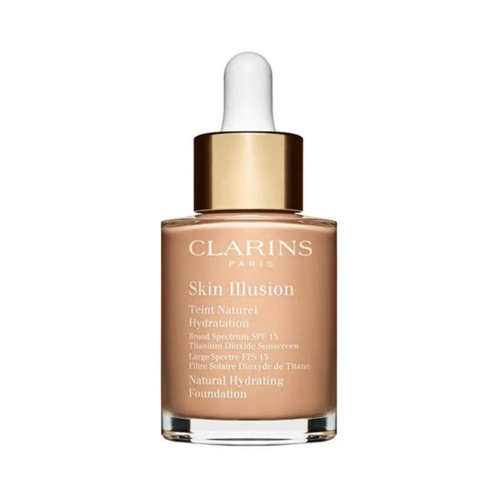 Clarins Skin Illusion Natural Hydrating Foundation SPF15 30ml - 108.5 Cashew - Foundation at MyPerfumeShop by Clarins