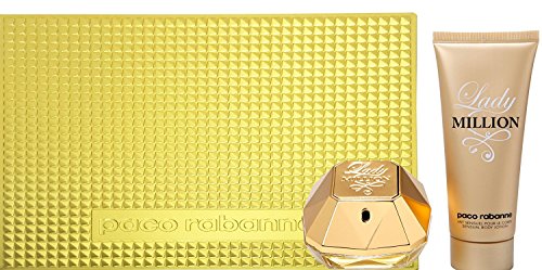 Paco Rabanne Lady Million Gift Set 50ml Edp + 75ml Body Lotion - Perfume & Cologne at MyPerfumeShop by Paco Rabanne