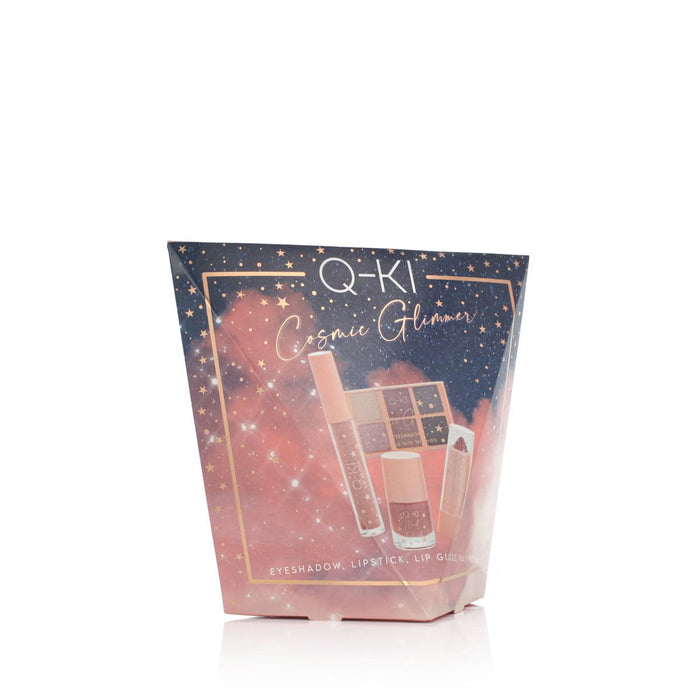 Q-KI Cosmic Glimmer Gift Set 6 x 0.9g Eyeshadow Palette + 3.3g Lipstick + 3ml Lip Gloss + 7ml Nail Polish - Cosmetics at MyPerfumeShop by Q-KI