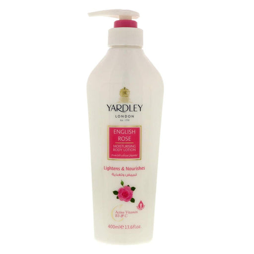 Yardley English Rose Moisturising Body Lotion 400ml - Bath & Body at MyPerfumeShop by Yardley