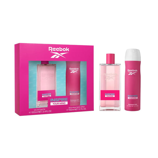 Reebok Inspire Your Mind Woman Gift Set 100ml EDT + 150ml Body Spray - Deodorant at MyPerfumeShop by Reebok