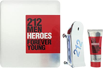 Carolina Herrera 212 Heroes Gift Set 90ml EDT + 100ml Shower Gel - Bath & Body Gift Sets at MyPerfumeShop by Carolina Herrera