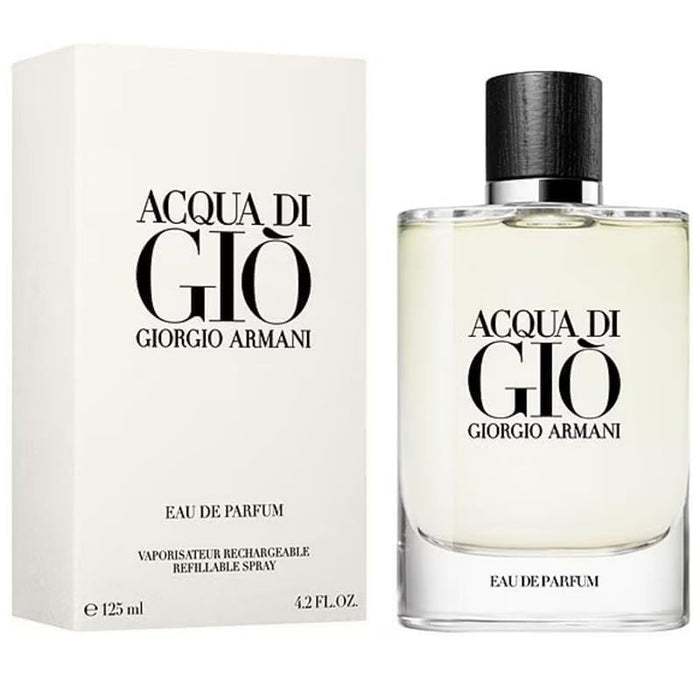 Giorgio Armani Acqua di Giò Eau de Parfum 125ml Refillable Spray - Eau De Parfum at MyPerfumeShop by Giorgio Armani