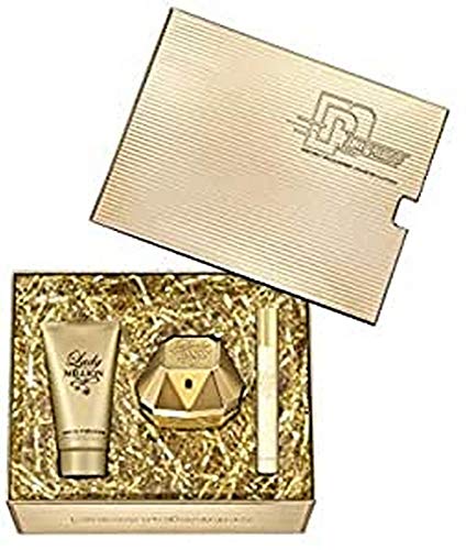 Paco Rabanne Lady Million Gift Set 50ml EDP + 75ml Body Lotion + 10ml EDP - Fragrance at MyPerfumeShop by Paco Rabanne