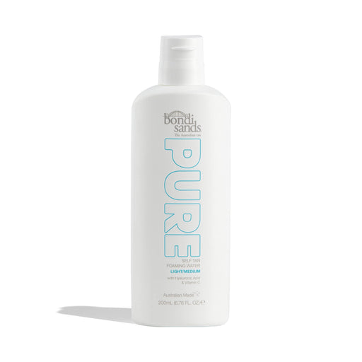 Bondi Sands Pure Self Tan Foaming Water 200ml - Light/Medium - Suncare & Tanning at MyPerfumeShop by Bondi Sands