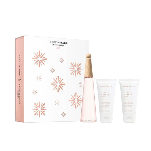 Issey Miyake L'eau D'issey Pivoine 3 Piece Gift Set: Eau de Toilette 50ml - Body Lotion 50ml - Shower Cream 50ml - Gift Set at MyPerfumeShop by Issey Miyake