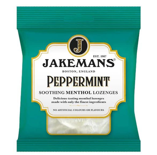 Jakemans Peppermint Soothing Menthol Lozenges - 73g - Cough &Colds at MyPerfumeShop by Armona Trading Ltd