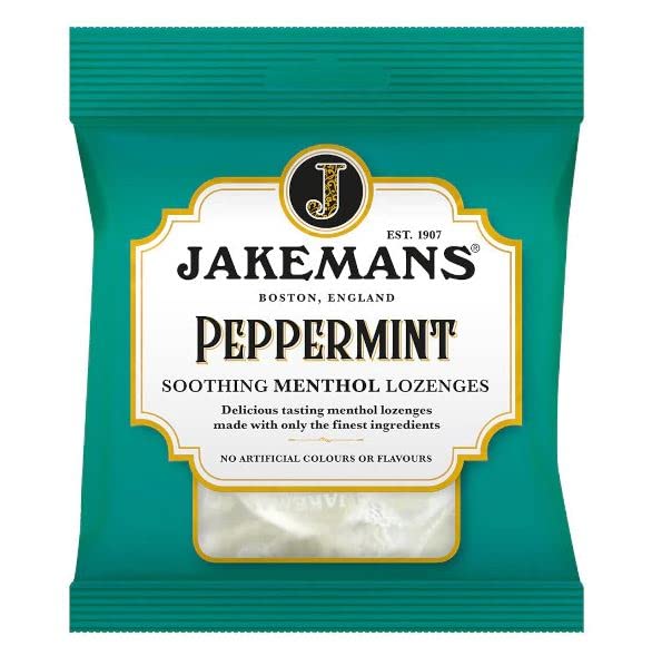 Jakemans Peppermint Soothing Menthol Lozenges - 73g - Cough &Colds at MyPerfumeShop by Armona Trading Ltd