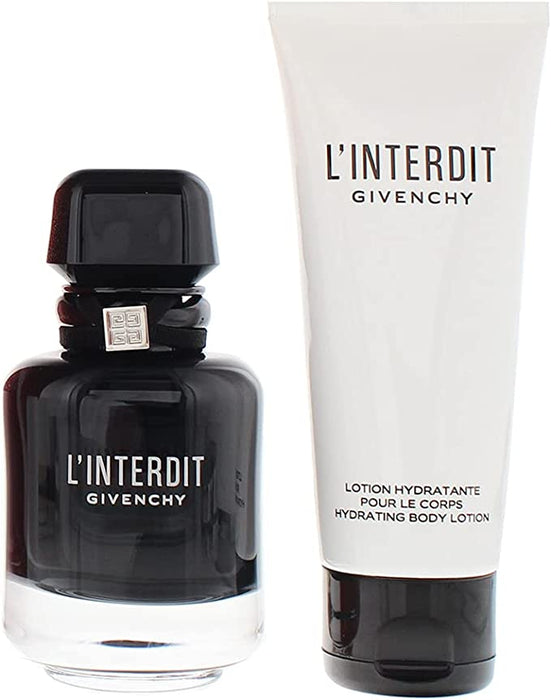 Givenchy L'interdit 2 Piece Gift Set: Eau De Toilette 50ml - Body Lotion 75ml - Gift Set at MyPerfumeShop by Givenchy